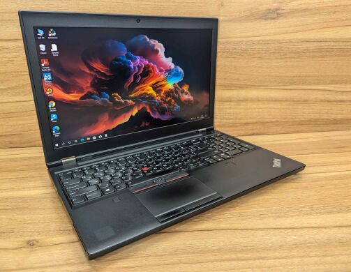 Мобільна робоча станція Lenovo ThinkPad P50 / 15.6" (1920x1080) IPS / Intel Core i7-6820HQ (4 (8) ядра по 2.7 - 3.6 GHz) / 16 GB DDR4 / 512 GB SSD / nVidia Quadro M1000M, 4 GB GDDR5, 128-bit / WebCam / TouchID / Windows 10 Мобільна робоча станція Lenovo ThinkPad P50 / 15.6" (1920x1080) IPS / Intel Core i7-6820HQ (4 (8) ядра по 2.7 - 3.6 GHz) / 16 GB DDR4 / 512 GB SSD / nVidia Quadro M1000M, 4 GB GDDR5, 128-bit / WebCam / TouchID / Windows 10