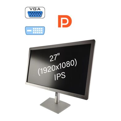 Монитор HP EliteDisplay E271i / 27" (1920x1080) IPS / 1x VGA, 1x DVI, 1x DP, 1x USB-Hub