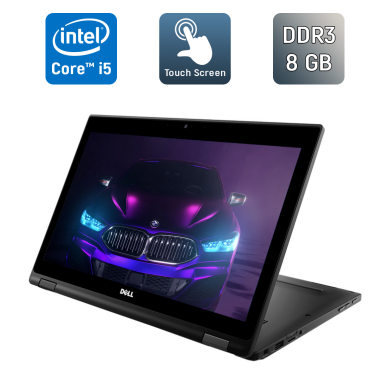 Нетбук-трансформер Dell Latitude 5289 / 12.5" (1920x1080) IPS Touch / Intel Core i5-7300U (2 (4) ядра по 2.6 - 3.5 GHz) / 8 GB DDR3 / 256 GB SSD / Intel HD Graphics 620 / WebCam / Fingerprint / Windows 10