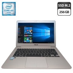 Ноутбук Asus ZenBook UX305 / 13.3" (3200x1800) IPS / Intel Core m7-6Y75 (2 (4) ядра по 1.2 - 3.1 GHz) / 8 GB DDR3 / 256 GB SSD M.2 / Intel HD Graphics 515 / WebCam