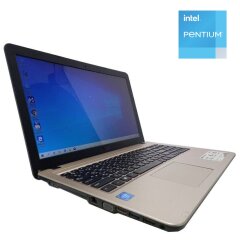Ноутбук Б-класс Asus X540S / 15.6" (1366x768) TN / Intel Pentium N3700 (4 ядра по 1.6 - 2.4 GHz) / 4 GB DDR3 / 240 GB SSD / Intel HD Graphics / WebCam / АКБ не держит