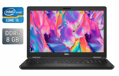 Ноутбук Б-класс Dell Latitude 5580 / 15.6" (1920x1080) IPS / Intel Core i5-7300U (2 (4) ядра по 2.6 - 3.5 GHz) / 8 GB DDR4 / 256 GB SSD / Intel HD Graphics 620 / HDMI / WebCam / Windows 10