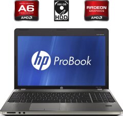 Ноутбук Б-класс HP ProBook 4535s / 15.6" (1366x768) TN / AMD A6-3400M (4 ядра по 1.4 - 2.3 GHz) / 4 GB DDR3 / 500 GB HDD / AMD Radeon HD 6470M, 512 MB DDR3, 64-bit / HDMI