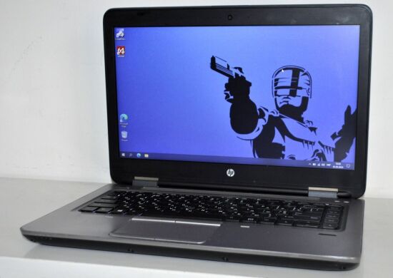 Ноутбук Б-клас HP ProBook 645 G3 / 14" (1366x768) TN / AMD A10-8730B (4 ядра по 2.4 - 3.3 GHz) / 16 GB DDR4 / 128 GB SSD / AMD Radeon R5 Graphics / WebCam / DVD-ROM / АКБ новий / Windows 10 Pro Ноутбук Б-клас HP ProBook 645 G3 / 14" (1366x768) TN / AMD A10-8730B (4 ядра по 2.4 - 3.3 GHz) / 16 GB DDR4 / 128 GB SSD / AMD Radeon R5 Graphics / WebCam / DVD-ROM / АКБ новий / Windows 10 Pro