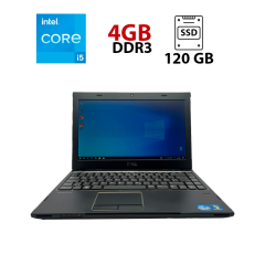 Ноутбук Dell Vostro v132 / 13.3" (1366x768) TN / Intel Core i5-2430M (2 (4) ядра по 2.4 - 3.0 GHz) / 4 GB DDR3 / 120 GB SSD / Intel HD Graphics 3000 / WebCam