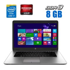 Ноутбук HP EliteBook 850 G1 / 15.6" (1920x1080) TN / Intel Core i7-4600U (2 (4) ядра по 2.1 - 3.3 GHz) / 8 GB DDR3 / 240 GB SSD / AMD Radeon HD 8750M, 1 GB DDR3, 128-bit / WebCam / Windows 10 Pro