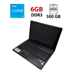 Ноутбук Lenovo G570 / 15.6" (1366x768) TN / Intel Core i5-2450M (2 (4) ядра по 2.5 - 3.1 GHz) / 6 GB DDR3 / 500 GB HDD / AMD Radeon HD 6400M, 1 GB DDR3, 64-bit / WebCam