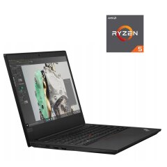 Ноутбук Lenovo ThinkPad E495 / 14" (1920x1080) IPS / AMD Ryzen 5 3500U (4 (8) ядра по 2.1 - 3.7 GHz) / 8 GB DDR4 / 256 GB SSD / AMD Radeon Vega 8 Graphics / WebCam