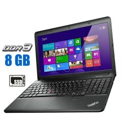 Ноутбук Lenovo ThinkPad E540 / 15.6" (1366x768) TN / Intel Core i3-4000M (2 (4) ядра по 2.4 GHz) / 8 GB DDR3 / 192 GB SSD / Intel HD Graphics 4600 / WebCam / АКБ NEW