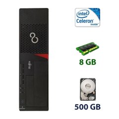 Компьютер Fujitsu Esprimo E720 E85+ DT / Intel Celeron G1820 (2 ядра по 2.7 GHz) / 8 GB DDR3 / 500 GB HDD / Intel HD 4000 
