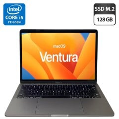 Ультрабук Б-класс Apple MacBook Pro A1708 2017 / 13.3" (2560x1600) IPS / Intel Core i5-7360U (2 (4) ядра по 2.3 - 3.6 GHz) / 8 GB DDR3 / 128 GB SSD M.2 / Intel Iris Graphics 640 / WebCam / MacOS