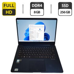 Ультрабук Asus Zenbook UX430U / 14" (1920x1080) IPS / Intel Core i5-8250U (4 (8) ядра по 1.6 - 3.4 GHz) / 8 GB DDR4 / 256 GB SSD / Intel UHD Graphics 620 / WebCam