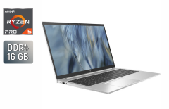Ультрабук Б-клас HP EliteBook 855 G7 / 15.6" (1920x1080) IPS / AMD Ryzen 5 Pro 4650U (6 (12) ядер по 2.1 - 4.0 GHz) / 16 GB DDR4 / 512 GB SSD / AMD Radeon RX Vega 6 / WebCam / TouchID