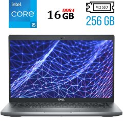 Ультрабук Dell Latitude 5430 / 14" (1920x1080) IPS / Intel Core i5-1235U (10 (12) ядер по 1.3 - 4.4 GHz) / 16 GB DDR4 / 256 GB SSD M.2 / Intel Iris Xe Graphics / WebCam / USB 3.2 / HDMI / Windows 10 лицензия