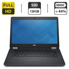 Ультрабук Dell Latitude E5470 / 14" (1920x1080) IPS / Intel Core i5-6440HQ (4 ядра по 2.6 - 3.5 GHz) / 4 GB DDR4 / 128 GB SSD / Intel HD Graphics 530 / WebCam / HDMI