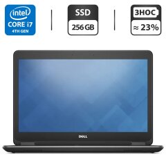 Ультрабук Dell Latitude E7440 / 14" (1366x768) TN / Intel Core i7-4600U (2 (4) ядра по 2.1 - 3.3 GHz) / 8 GB DDR3 / 256 GB SSD / Intel HD Graphics 4400 / HDMI