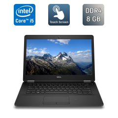 Ультрабук Dell Latitude E7470 / 14" (2560x1440) IPS Touch / Intel Core i5-6300U (2 (4) ядра по 2.4 - 3.0 GHz) / 8 GB DDR4 / 256 GB SSD / Intel HD Graphics 520 / WebCam / HDMI / Windows 10