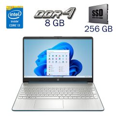 Ультрабук HP 15-dy2792wm / 15.6" (1366x768) TN / Intel Core i3-1115G4 (2 (4) ядра по 3.0 - 4.1 GHz) / 8 GB DDR4 / 256 GB SSD / Intel UHD Graphics for 11th Generation / WebCam