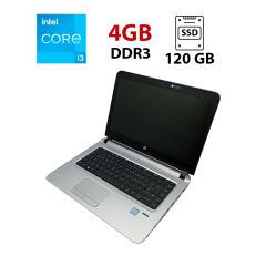 Ультрабук HP ProBook 440 G3 / 14" (1366x768) TN / Intel Core i3-6100U (2 (4) ядра по 2.3 GHz) / 4 GB DDR4 / 120 GB SSD / Intel HD Graphics 520 / WebCam / USB 3.0 / HDMI