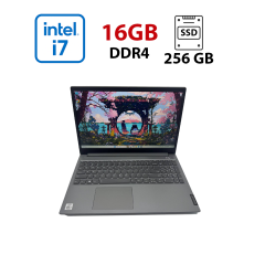 Ультрабук Lenovo ThinkBook 15 / 15.6" (1920x1080) IPS / Intel Core i7-1065G7 (4 (8) ядра по 1.3 - 3.9 GHz) / 16 GB DDR4 / 256 GB SSD / Intel UHD Graphics / WebCam