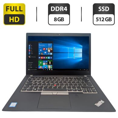 Ультрабук Lenovo ThinkPad T480s / 14" (1920x1080) IPS / Intel Core i7-8550U (4 (8) ядра по 1.8 - 4.0 GHz) / 8 GB DDR4 / 512 GB SSD M.2 / Intel UHD Graphics 620 / WebCam Ультрабук Lenovo ThinkPad T480s / 14" (1920x1080) IPS / Intel Core i7-8550U (4 (8) ядра по 1.8 - 4.0 GHz) / 8 GB DDR4 / 512 GB SSD M.2 / Intel UHD Graphics 620 / WebCam
