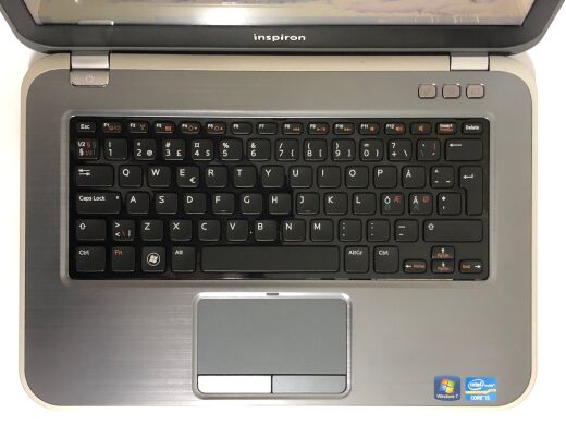 Ноутбук Б-клас Dell Inspiron 14z 5423 / 14" (1366x768) TN / Intel Core i5-3317U (2 (4) ядер по 1.7 - 2.6 GHz) / 6 GB DDR3 / 128 GB SSD / AMD Radeon HD 7570M, 1 GB GDDR5, 64-bit / WebCam / DVD-ROM