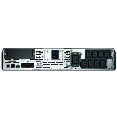 ИБП APC Smart-UPS X 2200VA 2U (SMX2200RMHV2U) / 230 V / 2200 V&middot;А / 1980W / 9 выходов / LAN, USB, SmartSlot