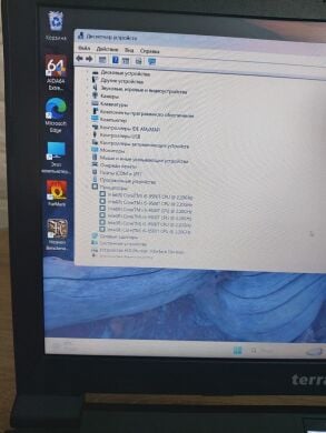 Ноутбук Terra Mobile 1543 / 15.6" (1920x1080) TN / Intel Core i5-9500T (6 ядер по 2.2 - 3.7 GHz) / 16 GB DDR4 / 240 GB SSD + 320 GB HDD / Intel UHD Graphics 630 / WebCam / DVD-ROM / Без АКБ