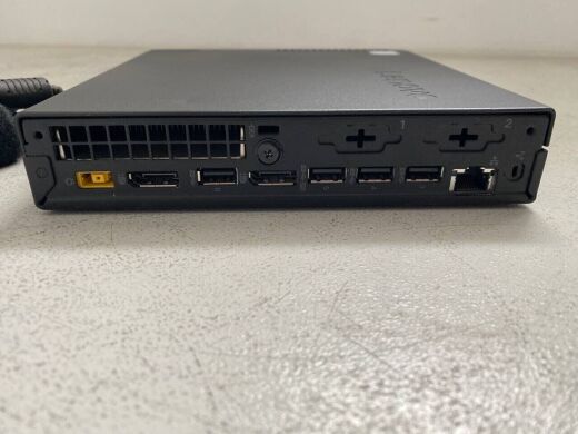 Неттоп Lenovo ThinkCentre M910q Tiny USFF / Intel Core i5-7500T (4 ядра по 2.7 - 3.3 GHz) / 16 GB DDR4 / 480 GB SSD / Intel HD Graphics 630 / Блок живлення