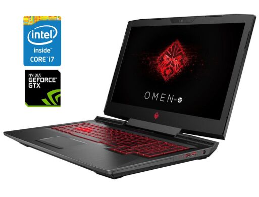 Игровой ноутбук Б-класс HP Omen 17t-an100 / 17.3" (1920x1080) IPS / Intel Core i7-8750H (6 (12) ядер по 2.2 - 4.1 GHz) / 16 GB DDR4 / 1000 GB SSD / nVidia GeForce GTX 1070, 8 GB GDDR5, 256-bit / WebCam Игровой ноутбук Б-класс HP Omen 17t-an100 / 17.3" (1920x1080) IPS / Intel Core i7-8750H (6 (12) ядер по 2.2 - 4.1 GHz) / 16 GB DDR4 / 1000 GB SSD / nVidia GeForce GTX 1070, 8 GB GDDR5, 256-bit / WebCam