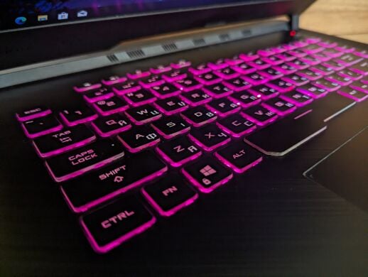 Игровой ноутбук Б-класс Asus Rog Strix G531G / 15.6" (1920x1080) IPS / Intel Core i7-9750H (6 (12) ядер по 2.6 - 4.5 GHz) / 16 GB DDR4 / 512 GB SSD / nVidia GeForce GTX 1650, 4 GB GDDR6, 128-bit / WebCam / Windows 10