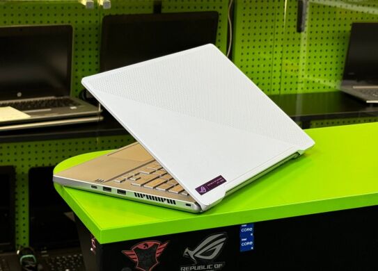 Ігровий ноутбук Asus ROG Zephyrus G14 GA401Q / 14" (1920x1080) IPS / AMD Ryzen 7 5800HS (8 (16) ядер по 2.8 - 4.4 GHz) / 16 GB DDR4 / 512 GB SSD M.2 / nVidia GeForce RTX 3050 Ti, 4 GB GDDR6, 128-bit / Win 11 Ігровий ноутбук Asus ROG Zephyrus G14 GA401Q / 14" (1920x1080) IPS / AMD Ryzen 7 5800HS (8 (16) ядер по 2.8 - 4.4 GHz) / 16 GB DDR4 / 512 GB SSD M.2 / nVidia GeForce RTX 3050 Ti, 4 GB GDDR6, 128-bit / Win 11