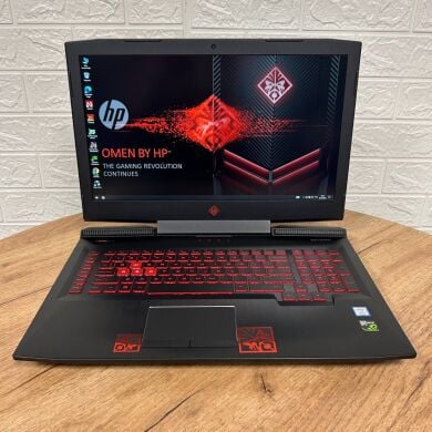 Игровой ноутбук Б-класс HP Omen 17t-an100 / 17.3" (1920x1080) IPS / Intel Core i7-8750H (6 (12) ядер по 2.2 - 4.1 GHz) / 16 GB DDR4 / 1000 GB SSD / nVidia GeForce GTX 1070, 8 GB GDDR5, 256-bit / WebCam Игровой ноутбук Б-класс HP Omen 17t-an100 / 17.3" (1920x1080) IPS / Intel Core i7-8750H (6 (12) ядер по 2.2 - 4.1 GHz) / 16 GB DDR4 / 1000 GB SSD / nVidia GeForce GTX 1070, 8 GB GDDR5, 256-bit / WebCam