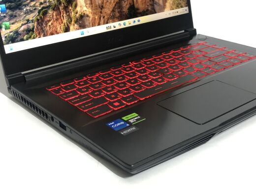 Новый игровой ноутбук MSI GF63 Thin 11UC-1276US / 15.6" (1920x1080) IPS / Intel Core i5-11400H (6 (12) ядер по 2.2 - 4.5 GHz) / 16 GB DDR4 / 512 GB SSD / nVidia GeForce RTX 3050, 4 GB GDDR6, 128-bit / WebCam / Win 11 Home Новый игровой ноутбук MSI GF63 Thin 11UC-1276US / 15.6" (1920x1080) IPS / Intel Core i5-11400H (6 (12) ядер по 2.2 - 4.5 GHz) / 16 GB DDR4 / 512 GB SSD / nVidia GeForce RTX 3050, 4 GB GDDR6, 128-bit / WebCam / Win 11 Home