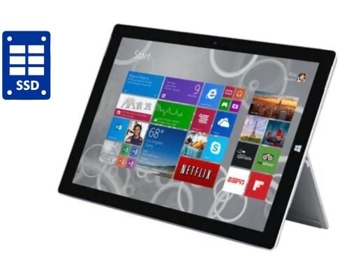 Ноутбук-трансформер Б-класс Microsoft Surface Pro 3 / 12.2" (2160x1440) IPS Touch / Intel Core i3-4020Y (2 (4) ядра по 1.5 GHz) / 4 GB DDR3 / 64 GB SSD / Intel HD Graphics 4200 / WebCam / без клавиатуры Ноутбук-трансформер Б-класс Microsoft Surface Pro 3 / 12.2" (2160x1440) IPS Touch / Intel Core i3-4020Y (2 (4) ядра по 1.5 GHz) / 4 GB DDR3 / 64 GB SSD / Intel HD Graphics 4200 / WebCam / без клавиатуры
