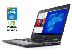 Мобільна робоча станція Б-клас Dell Precision 7730 / 17.3" (1920x1080) IPS / Intel Core i7-8850H (6 (12) ядра по 2.6 - 4.3 GHz) / 32 GB DDR4 / 512 GB SSD NVMe / nVidia Quadro P4200, 8 GB GDDR5, 256-bit / WebCam