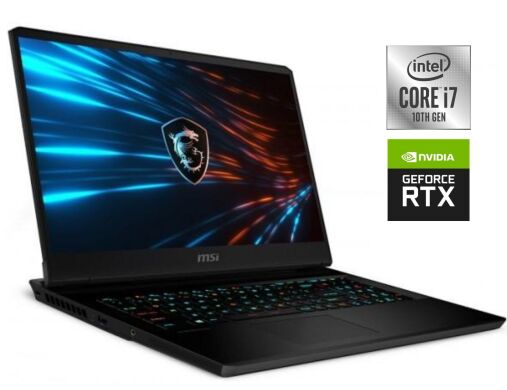 Игровой ноутбук MSI GP66 Leopard 10UG / 15.6" (1920x1080) IPS / Intel Core i7-10750H (6 (12) ядер по 2.6 - 5.0 GHz) / 16 GB DDR4 / 512 GB SSD / nVidia GeForce RTX 3070, 8 GB GDDR6, 256-bit / WebCam Игровой ноутбук MSI GP66 Leopard 10UG / 15.6" (1920x1080) IPS / Intel Core i7-10750H (6 (12) ядер по 2.6 - 5.0 GHz) / 16 GB DDR4 / 512 GB SSD / nVidia GeForce RTX 3070, 8 GB GDDR6, 256-bit / WebCam