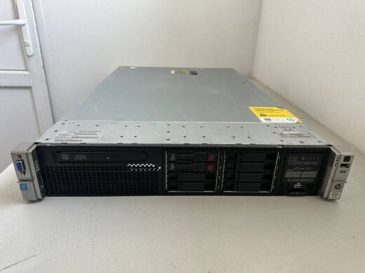 Сервер HP ProLiant DL380p G8 2U Rack / 2x Intel Xeon E5-2658 v2 (10 (20) ядер по 2.4 - 3.0 GHz) / 128 GB DDR3 / 2x 450 GB HDD (SAS) / iRMC S3 Graphics / Два блоки живлення 460W
