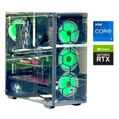 Ігровий ПК MSI Pro Tower / Intel Core i7-13700 (16 (24) ядер по 2.1 - 5.2 GHz) / 32 GB DDR5 / 1000 GB SSD + 1000 GB HDD / nVidia GeForce RTX 4070 Ti, 12 GB GDDR6, 192-bit / 1000W / Win 11