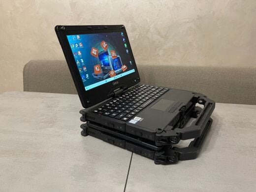 Захищений ноутбук-трансформер Getac V110 G5 / 11.6" (1920x1080) IPS Touch / Intel Core i5-8265U (4 (8) ядра по 1.6 - 3.9 GHz) / 16 GB DDR4 / 256 GB SSD / Intel UHD Graphics / WebCam / Стилус / Два АКБ
