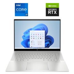 Ігровий ноутбук Б-клас HP Envy 16-h0020ca / 16" (3840x2400) IPS Touch / Intel Core i7-12700H (14 (20) ядер по 3.5 - 4.7 GHz) / 32 GB DDR5 / 1000 GB SSD NVMe / nVidia GeForce RTX 3060, 6 GB GDDR6, 192-bit / WebCam