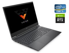 Игровой ноутбук HP Victus 16-d0013dx / 16.1" (1920x1080) IPS / Intel Core i5-11400H (6 (12) ядер по 2.7 - 4.5 GHz) / 8 GB DDR4 / 256 GB SSD / nVidia GeForce RTX 3050, 4 GB GDDR6, 128-bit / WebCam