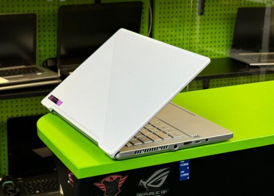 Ігровий ноутбук Asus ROG Zephyrus G14 GA401Q / 14" (1920x1080) IPS / AMD Ryzen 7 5800HS (8 (16) ядер по 2.8 - 4.4 GHz) / 16 GB DDR4 / 512 GB SSD M.2 / nVidia GeForce RTX 3050 Ti, 4 GB GDDR6, 128-bit / Win 11 Ігровий ноутбук Asus ROG Zephyrus G14 GA401Q / 14" (1920x1080) IPS / AMD Ryzen 7 5800HS (8 (16) ядер по 2.8 - 4.4 GHz) / 16 GB DDR4 / 512 GB SSD M.2 / nVidia GeForce RTX 3050 Ti, 4 GB GDDR6, 128-bit / Win 11