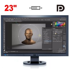 Монітор Eizo FlexScan EV2333W / 23" (1920x1080) TN / 1x DP,  1x DVI, 1x VGA, 1x Audio / VESA 100x100 / Pivot