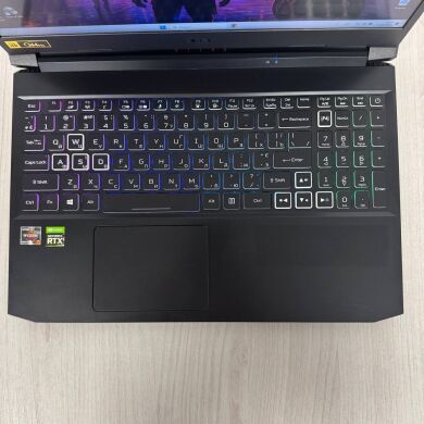 Ігровий ноутбук Б-клас Acer Nitro 5 AN515-45 / 15.6" (1920x1080) IPS / AMD Ryzen 7 5800H (8 (16) ядер по 3.2 - 4.4 GHz) / 16 GB DDR4 / 1000 GB SSD NVMe / nVidia GeForce RTX 3070, 8 GB GDDR6, 256-bit / WebCam