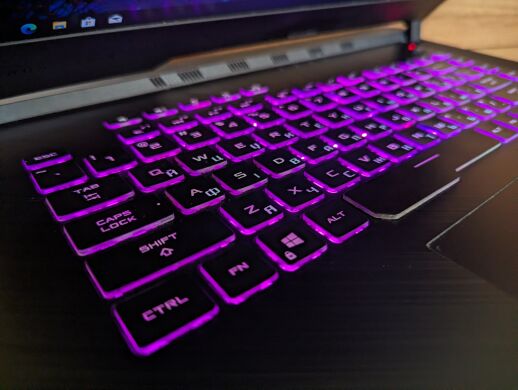 Игровой ноутбук Б-класс Asus Rog Strix G531G / 15.6" (1920x1080) IPS / Intel Core i7-9750H (6 (12) ядер по 2.6 - 4.5 GHz) / 16 GB DDR4 / 512 GB SSD / nVidia GeForce GTX 1650, 4 GB GDDR6, 128-bit / WebCam / Windows 10