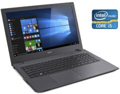 Ноутбук Acer Aspire F5-571T-569T / 15.6" (1366x768) TN / Intel Core i5-4210U (2 (4) ядра по 1.7 - 2.7 GHz) / 8 GB DDR3 / 256 GB SSD / Intel HD Graphics 4400 / WebCam / DVD-ROM / Win 10 Home