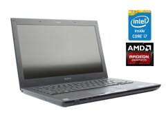 Ноутбук Б-клас Sony Vaio VPC-SB1A9E / 13.3" (1366x768) TN / Intel Core i7-2620M (2 (4) ядра по 2.7 - 3.4 GHz) / 8 GB DDR3 / 128 GB SSD / AMD Radeon HD 6630M, 1 GB GDDR3, 128-bit / WebCam / DVD-ROM / Win 10 Pro