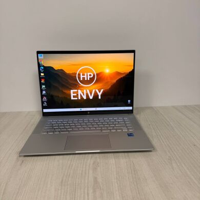 Ігровий ноутбук Б-клас HP Envy 16-h0020ca / 16" (3840x2400) IPS Touch / Intel Core i7-12700H (14 (20) ядер по 3.5 - 4.7 GHz) / 32 GB DDR5 / 1000 GB SSD NVMe / nVidia GeForce RTX 3060, 6 GB GDDR6, 192-bit / WebCam
