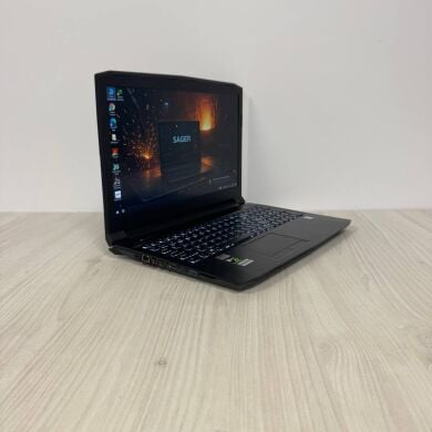 Ігровий ноутбук Б-клас Sager N855HJ / 15.6" (1920x1080) IPS / Intel Core i7-7700HQ (4 (8) ядра по 2.8 - 3.8 GHz) / 16 GB DDR4 / 500 GB SSD / nVidia GeForce GTX 1050, 2 GB GDDR5, 128-bit / WebCam